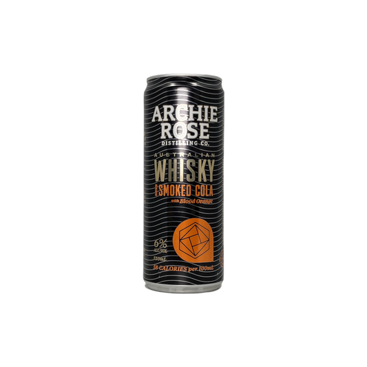 Archie Rose Double Malt Whiskey with Smoked Cola & Blood Orange 330ml