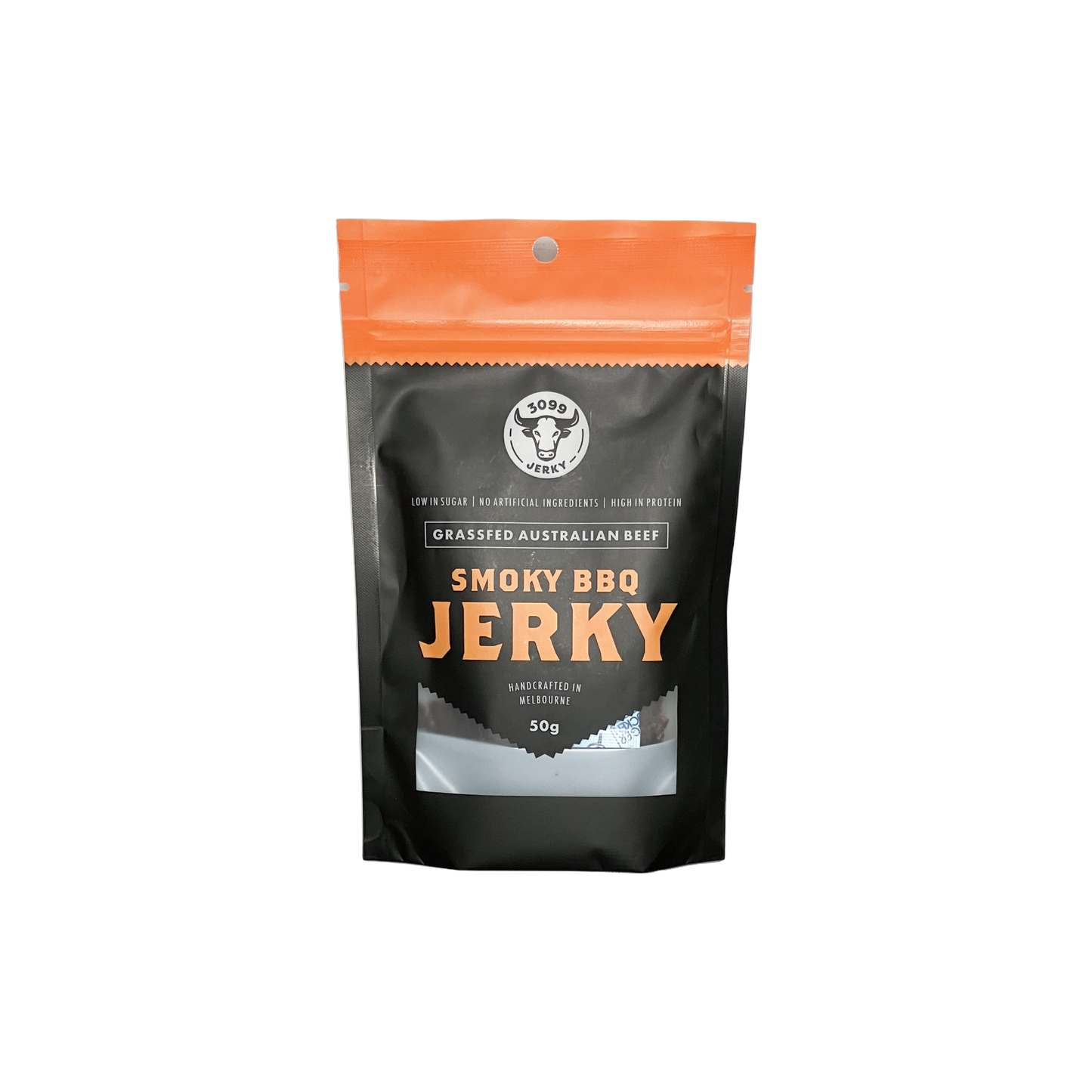 3099 Beef Jerky Smoky BBQ 50gm