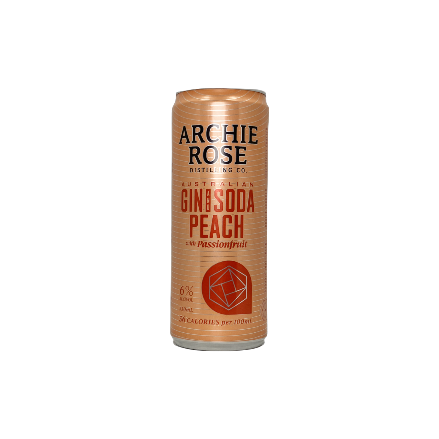 Archie Rose Dry Gin with Peach Soda & Passionfruit 330ml