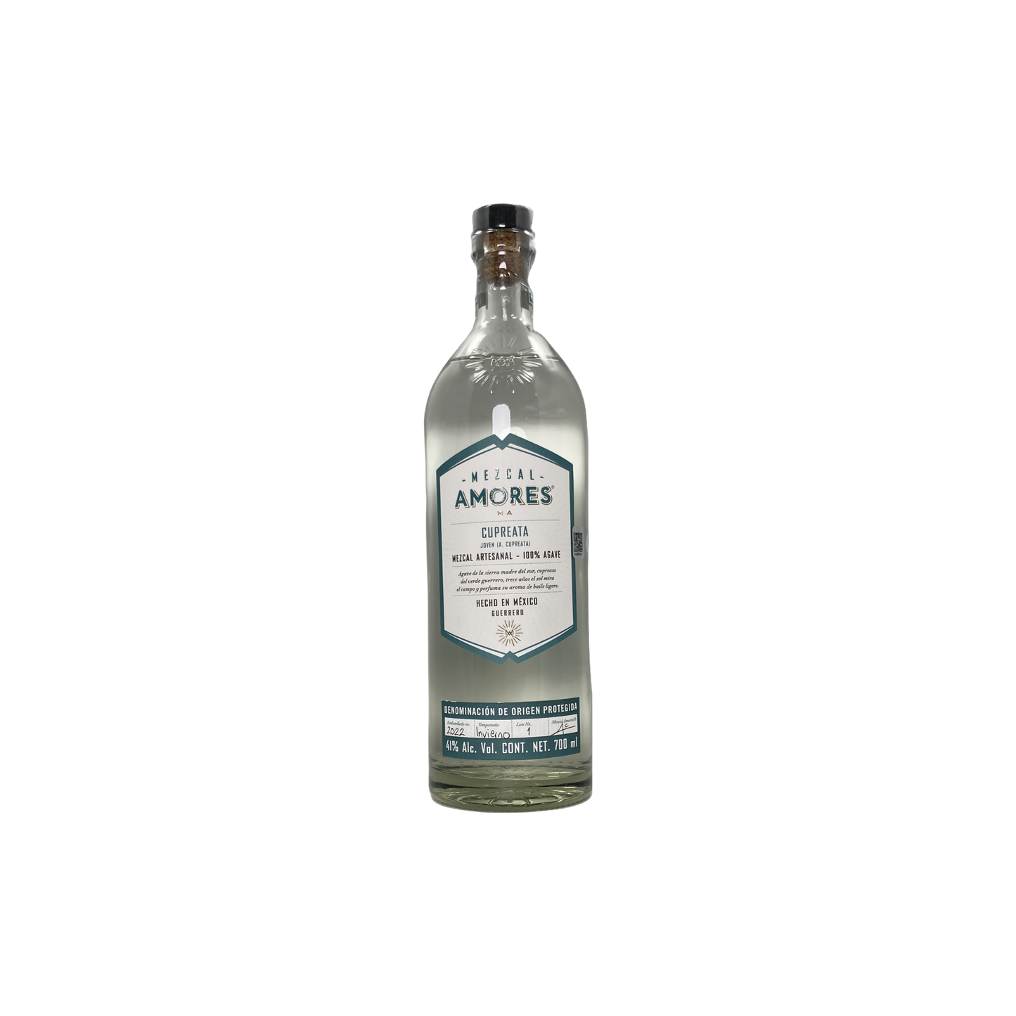 Amores Mezcal Cupreata Joven 700ml