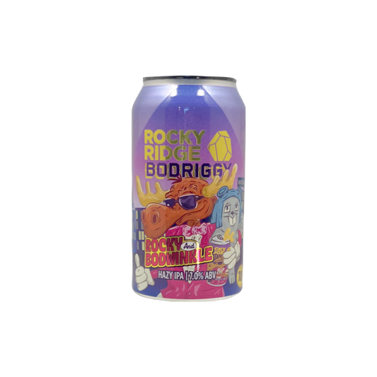 Rocky Ridge x Bodriggy Rocky & Bodwinkle Hazy IPA 375ml