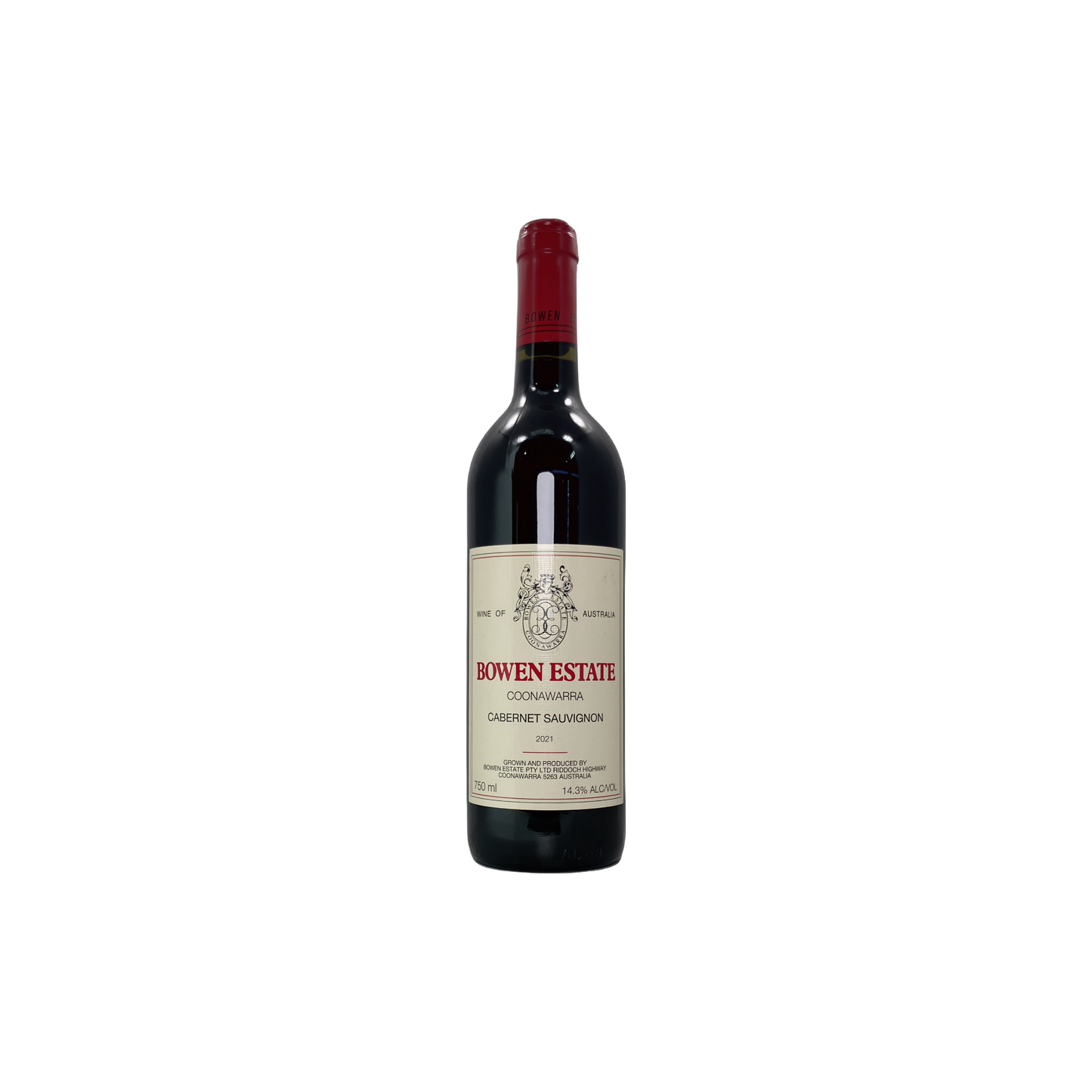 Bowen Estate Cabernet Sauvignon 2021 750ml