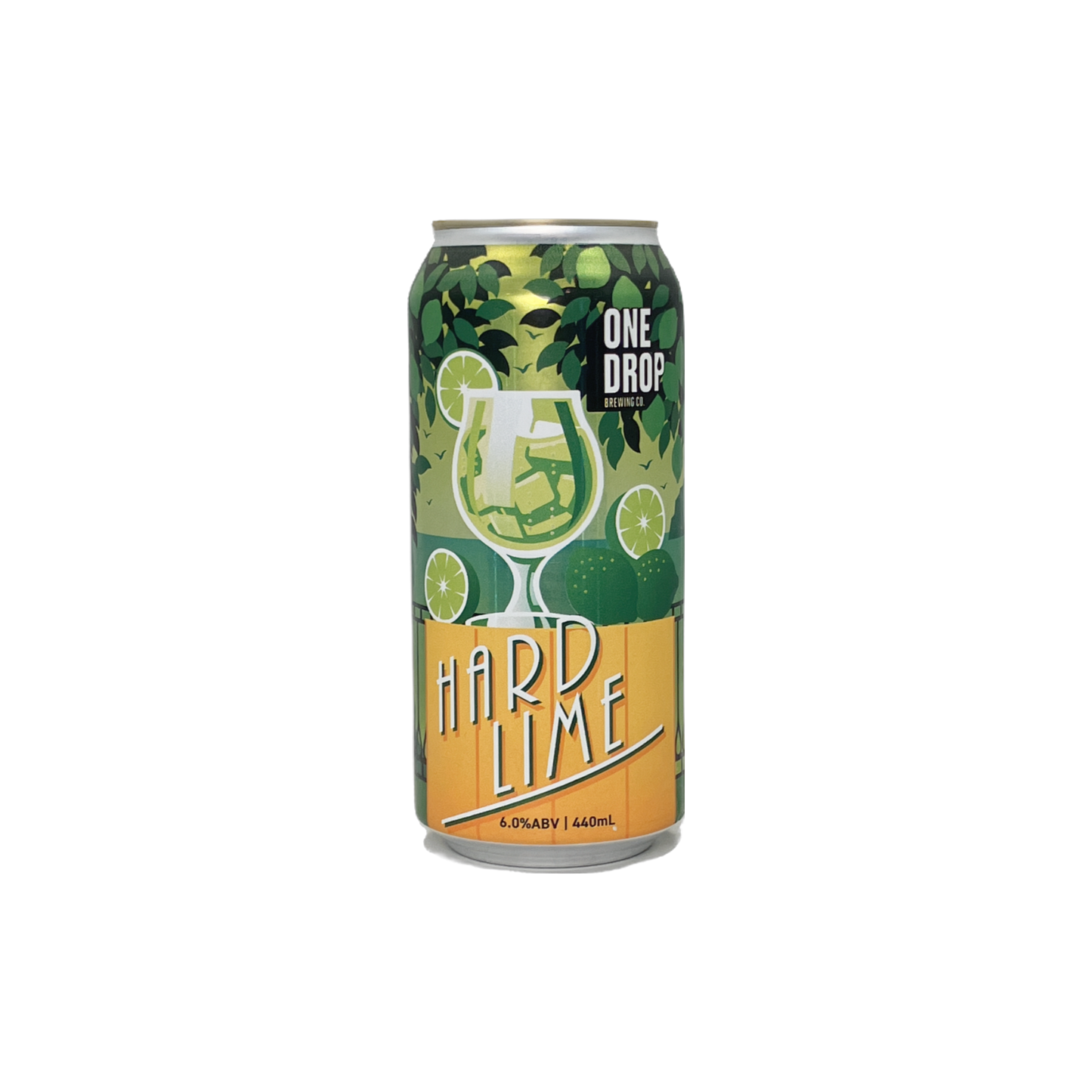 One Drop Hard Limeade 440ml