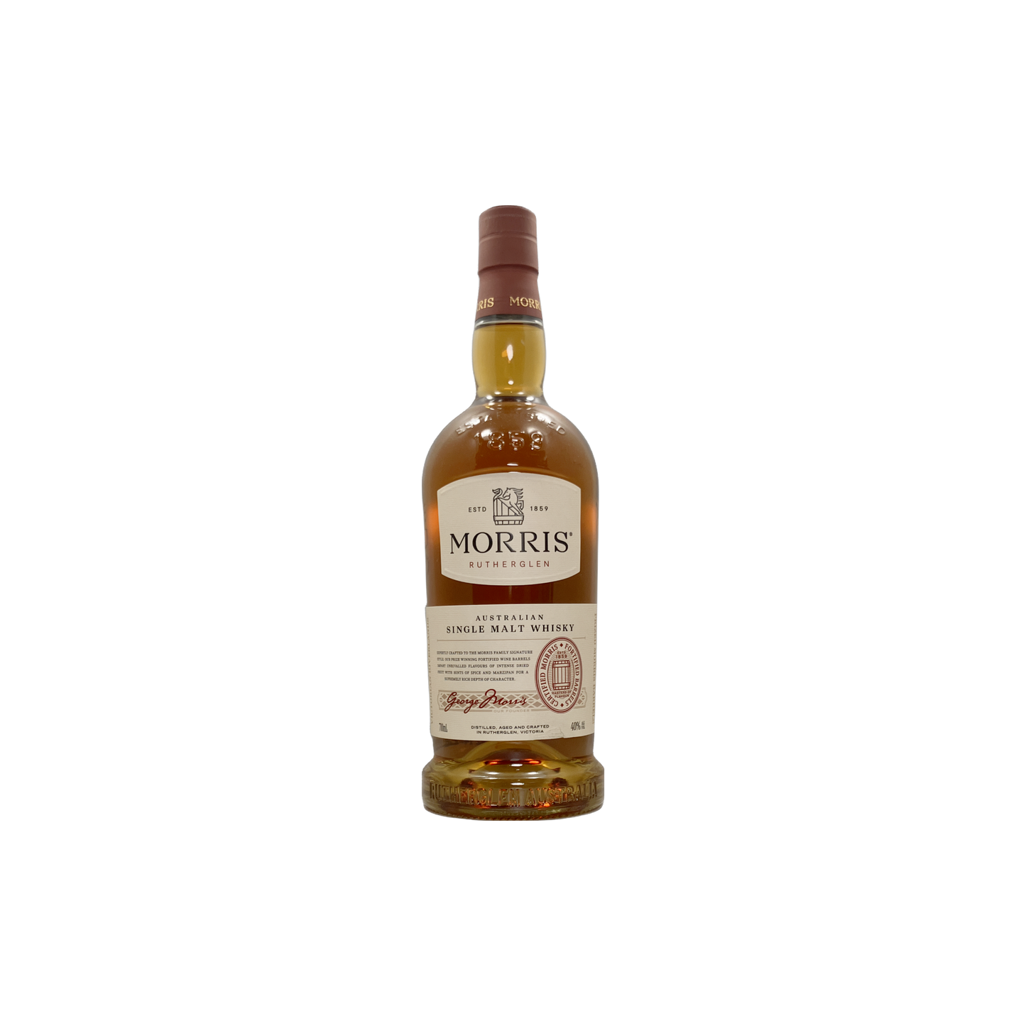 Morris Signature Rutherglen Single Malt Whisky 40% 700ml