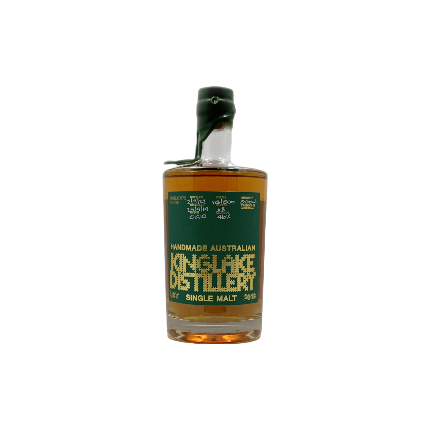 Kinglake O'Grady's Stand Single Malt Whisky 46% 500ml