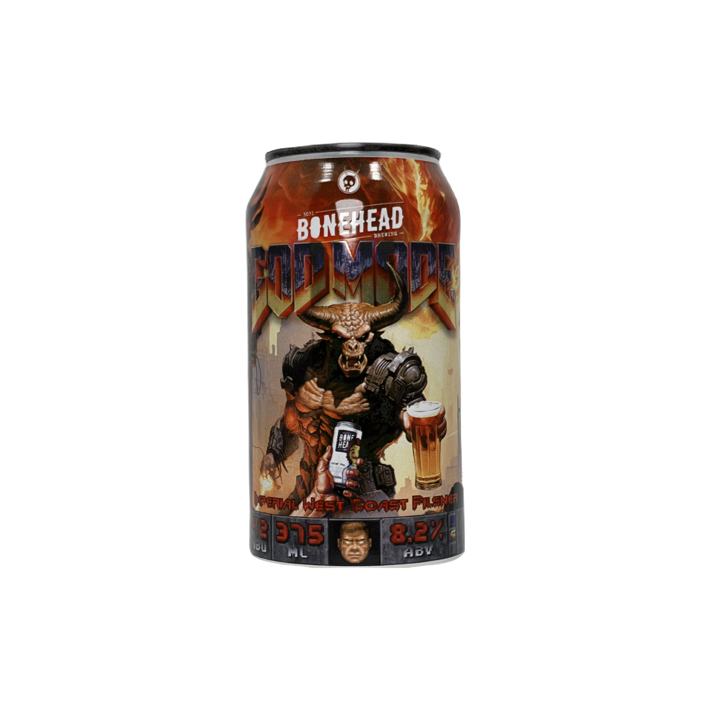 Bonehead God Mode Imperial West Coast Pilsner 375ml