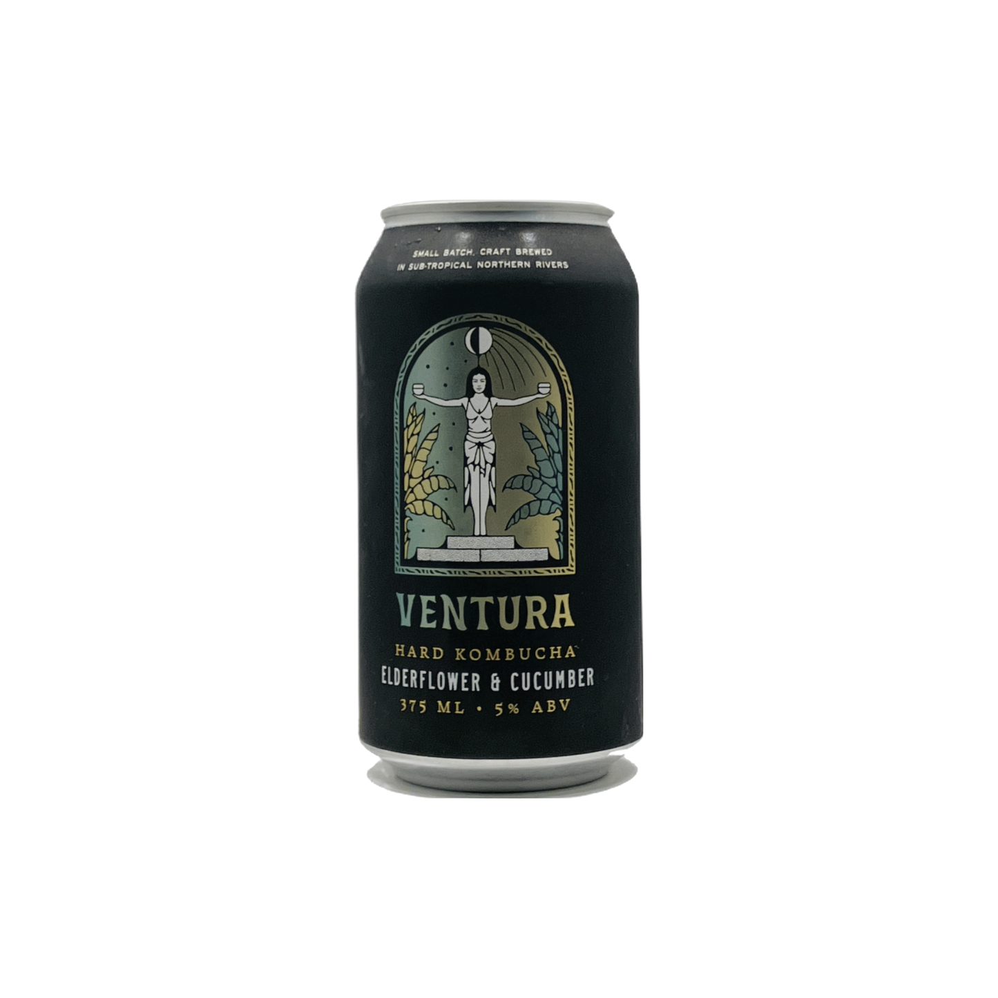 Ventura Brewing Elderflower & Cucumber Hard Kombucha 375ml