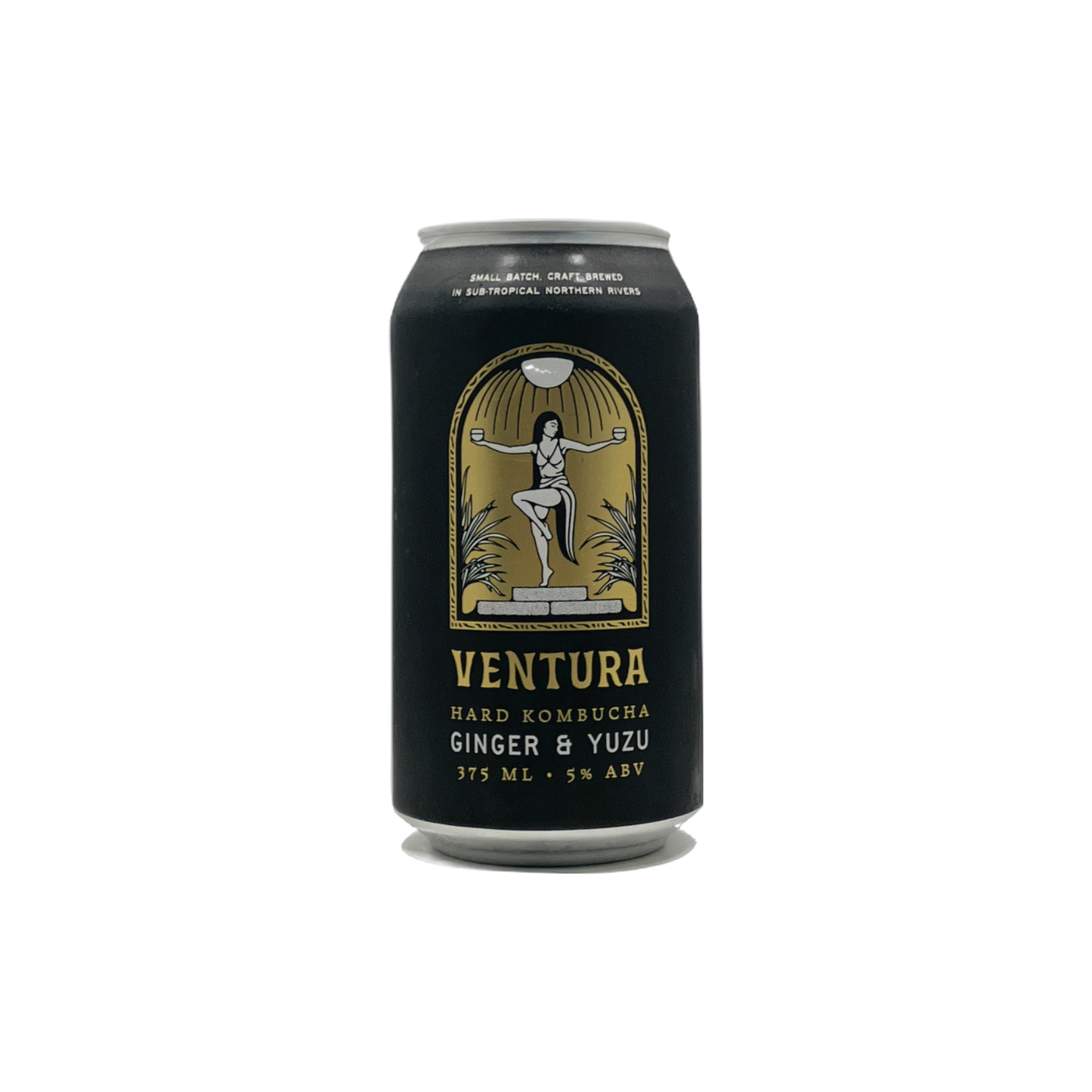 Ventura Brewing Ginger & Yuzu Hard Kombucha 375ml
