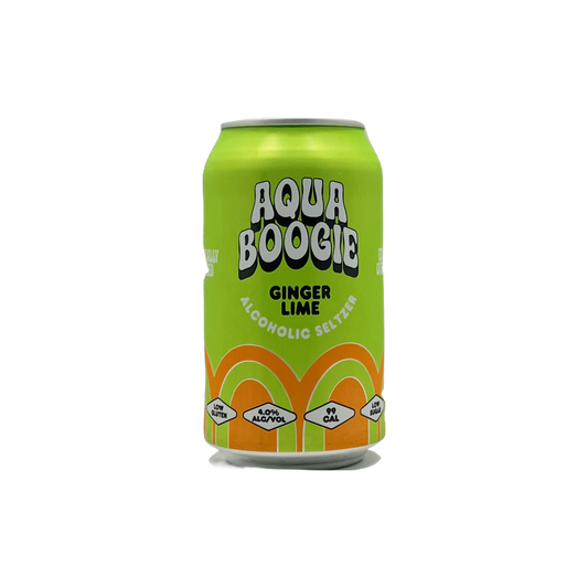 Aqua Boogie Ginger & Lime Seltzer 355ml
